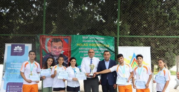 Sumqayıtda Milli Qəhrəman Polad Həşimovun xatirəsinə həsr edilmiş Voleybol  turniri keçirilib - FOTOLAR