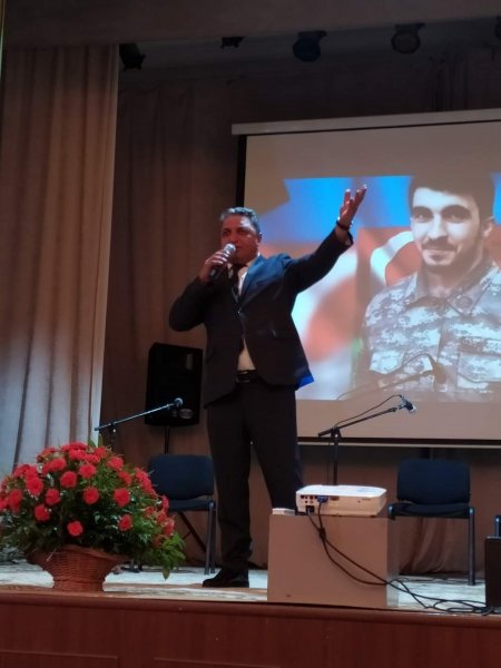 Sumqayıtda Qarabağ müharibəsi şəhidinin doğum günü qeyd olunub -FOTO