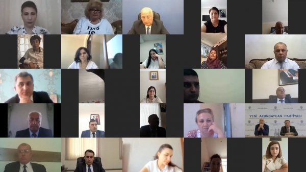 YAP Sumqayıt şəhər təşkilatının IX hesabat konfransı keçirilib - FOTOLAR
