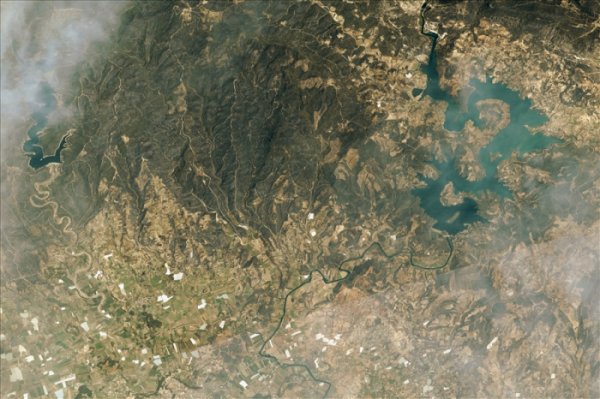 Türkiyədəki yanğınlar kosmosdan belə görünür- FOTOLAR