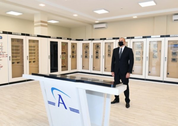 Prezident “Suraxanı” yarımstansiyasının açılışında - FOTOLAR