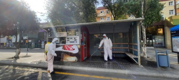 Sumqayıt şəhərində genişmiqyaslı dezinfeksiya işləri aparılıb -FOTOLAR