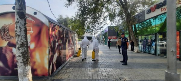 Sumqayıt şəhərində genişmiqyaslı dezinfeksiya işləri aparılıb -FOTOLAR