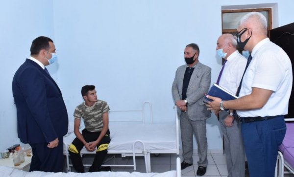 Sumqayıtda Vətən müharibəsinin qaziləri ilə görüşlər davam edir – FOTOLAR