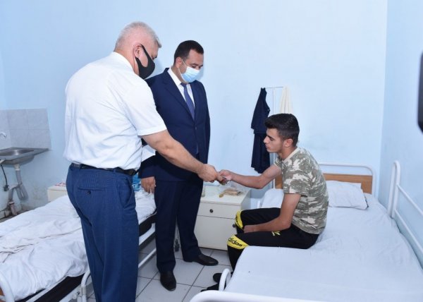 Sumqayıtda Vətən müharibəsinin qaziləri ilə görüşlər davam edir – FOTOLAR