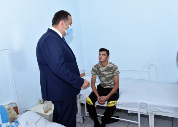 Sumqayıtda Vətən müharibəsinin qaziləri ilə görüşlər davam edir – FOTOLAR