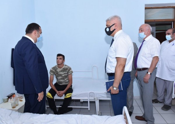 Sumqayıtda Vətən müharibəsinin qaziləri ilə görüşlər davam edir – FOTOLAR