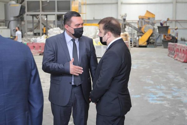 Sumqayıtın deputatları nazirlə birgə Balaxanıda: analoji zavod Sumqayıtda da yaradıla bilər -FOTOLAR