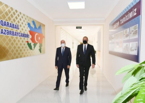 Prezident Sumqayıtda açılışlar etdi - YENİLƏNİB (FOTOLAR)