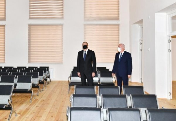 Prezident Sumqayıtda açılışlar etdi - YENİLƏNİB (FOTOLAR)