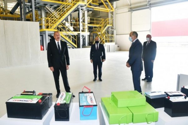 Prezident Sumqayıtda açılışlar etdi - YENİLƏNİB (FOTOLAR)