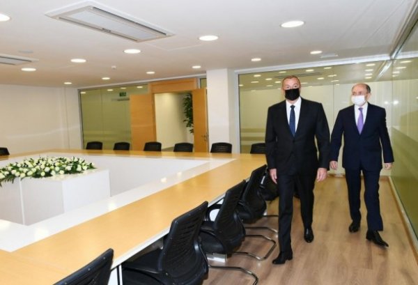 Prezident Sumqayıtda açılışlar etdi - YENİLƏNİB (FOTOLAR)