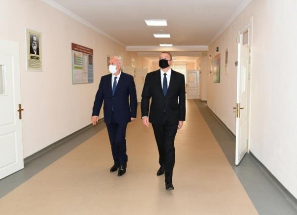 Prezident Sumqayıtda açılışlar etdi - YENİLƏNİB (FOTOLAR)