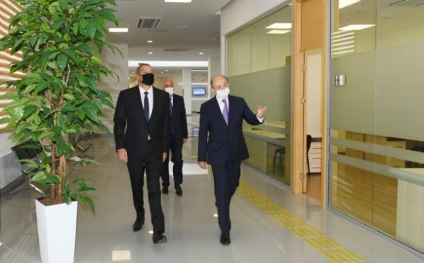 Prezident Sumqayıtda açılışlar etdi - YENİLƏNİB (FOTOLAR)