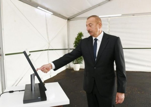 Prezident Sumqayıtda açılışlar etdi - YENİLƏNİB (FOTOLAR)