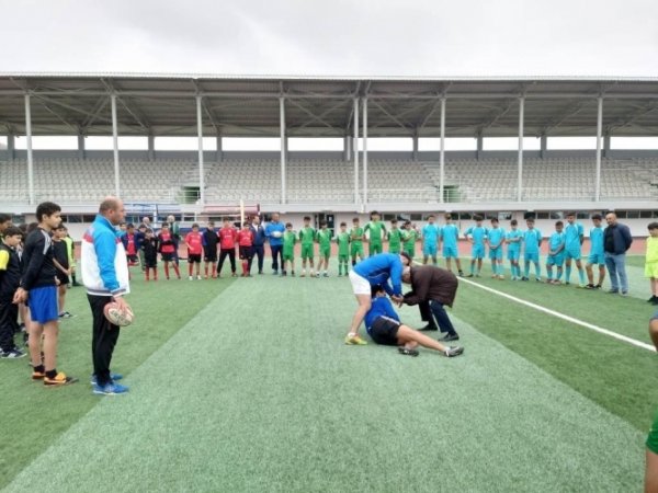 Sumqayıt komandası Reqbi-7 idman növü ölkə birincisi olub -FOTOLAR