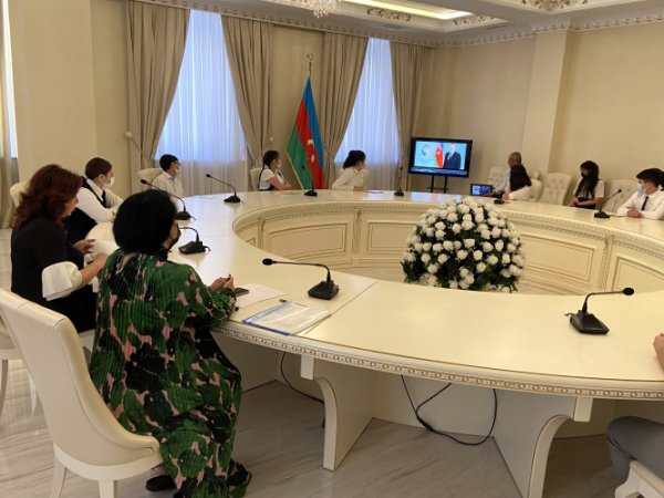 Sumqayıt və qubadlı məktəbliləri Uşaqların V Ümumrespublika Forumunun seçim turunda iştirak ediblər - FOTO