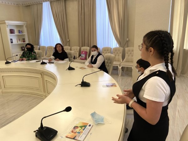 Sumqayıt və qubadlı məktəbliləri Uşaqların V Ümumrespublika Forumunun seçim turunda iştirak ediblər - FOTO