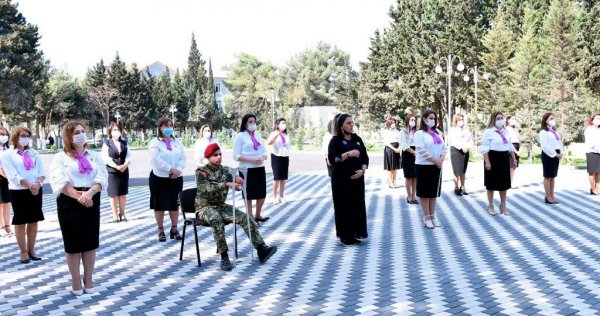 Sumqayıtda 1 nömrəli tam orta məktəb binasının açılışı olub - FOTOLAR