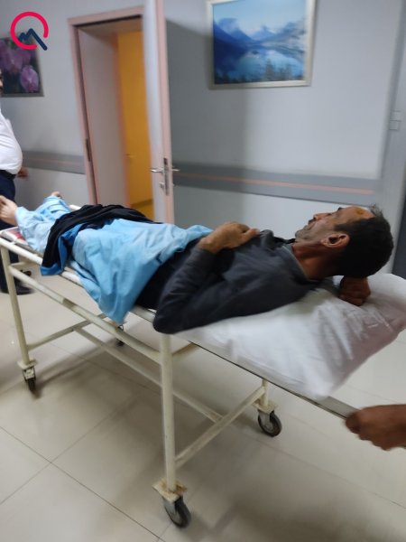 Ağdamda ekskavatorun minaya düsməsi nəticəsində Sumqayıt sakini xəsarət alıb -FOTO