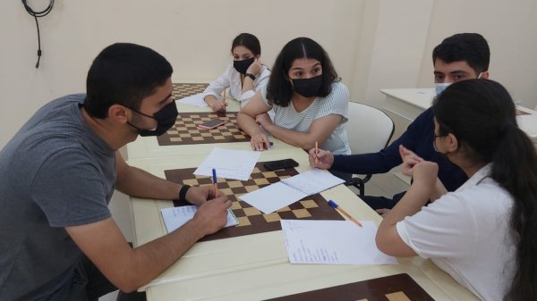 Sumqayıtda “Biznesin inkişaf yolu” mövzusunda təlim keçirildi - FOTOLAR