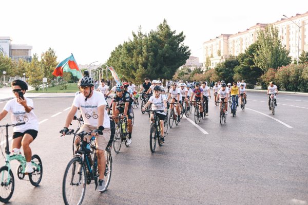 Gənclər Təşkilatı Sumqayıtda velo-yürüş keçirib -FOTOLAR