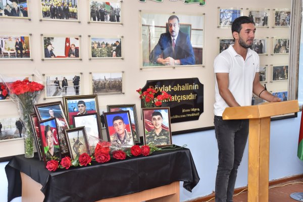 Sumqayıtda 13 şəhidin "Zəfər yolu" - FOTOLAR