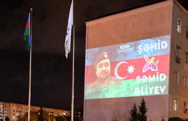 Sumqayıtda şəhid Səmid Əliyevin məzarı ziyarət edildi -FOTOLAR