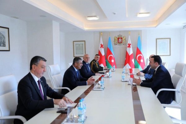 Zakir Həsənov Gürcüstanın Baş naziri ilə görüşdü -(FOTO)