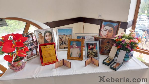 Sumqayıtlı şəhid Elvin İsmayılovun ildönümü qeyd edilib (FOTOLAR)