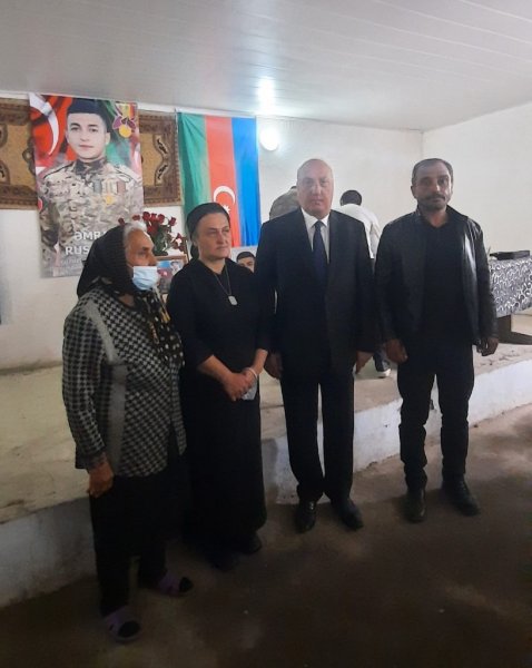 Sumqayıtda şəhidlərimizin il mərasimi keçirilib- FOTOLAR