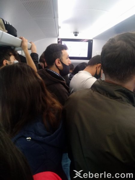 Bakı-Sumqayıt qatarında bu gün nə baş verib? -FOTO