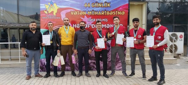 Sumqayıtda “Hədəf düşməndir” - FOTOLAR
