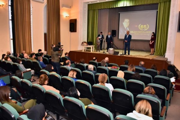 Sumqayıtda Aslan Fətullayevin 65 illik yubileyi qeyd olunub -FOTOLAR