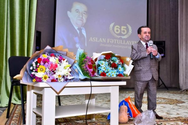 Sumqayıtda Aslan Fətullayevin 65 illik yubileyi qeyd olunub -FOTOLAR