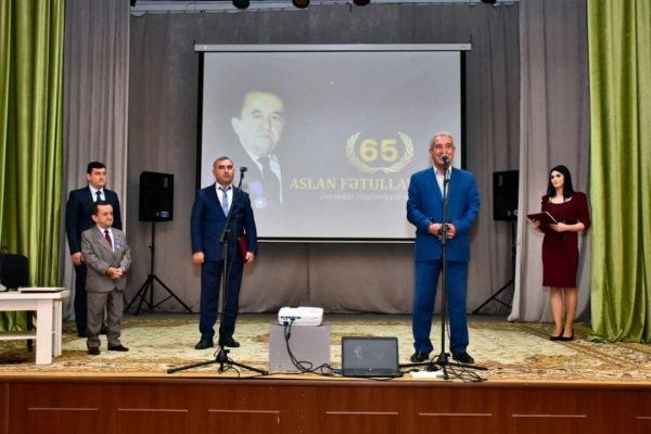 Sumqayıtda Aslan Fətullayevin 65 illik yubileyi qeyd olunub -FOTOLAR
