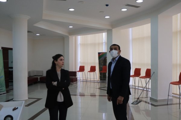 Sumqayıtda rəis idman bazalarını yoxladı -FOTOLAR