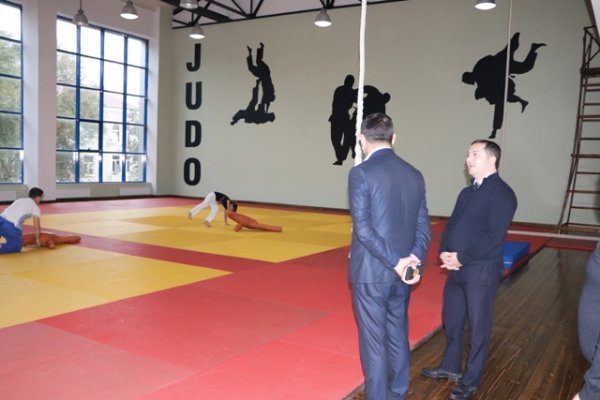 Sumqayıtda rəis idman bazalarını yoxladı -FOTOLAR