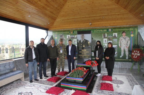 Şəhidimizin il dönümü qeyd olunub - FOTOLAR