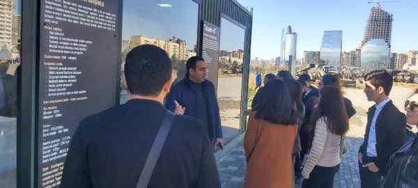 Sumqayıt gəncləri Hərbi Qənimətlər Parkına ekskursiya edib - FOTOLAR Sumqayıt gəncləri Hərbi Qənimətlər Parkına ekskursiya edib - FOTOLAR