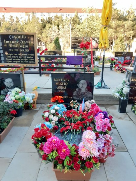 Şəhid Müşfiq Bəktiyevin xatirəsi yad edilib - FOTO