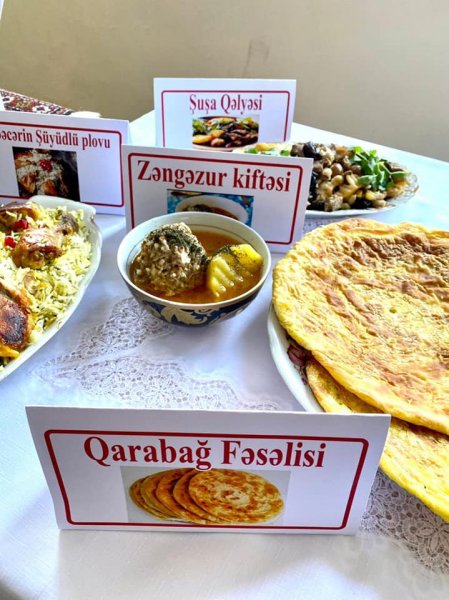 Sumqayıtda  "Zəfər Gününə Qarabağ Mətbəxi İlə" adlı sərgi təşkil edilib - FOTOLAR