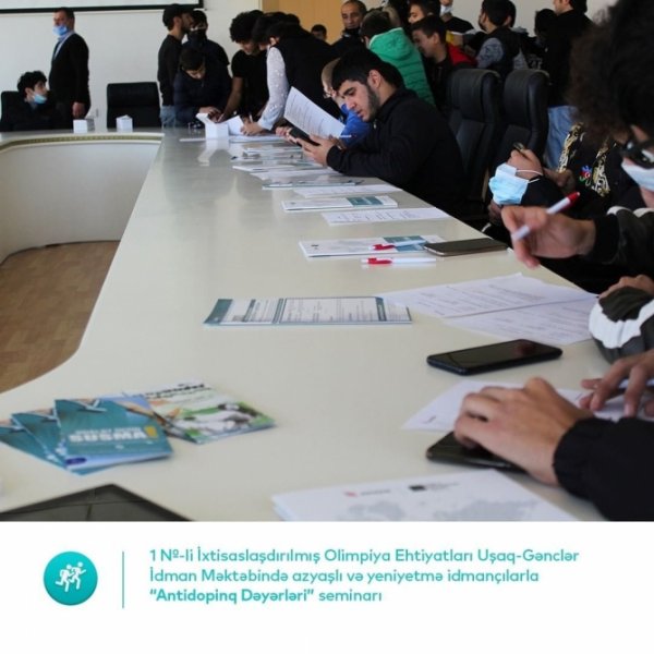 AMADA Sumqayıtda “Antidopinq dəyərləri” mövzusunda seminar keçirib - FOTO
