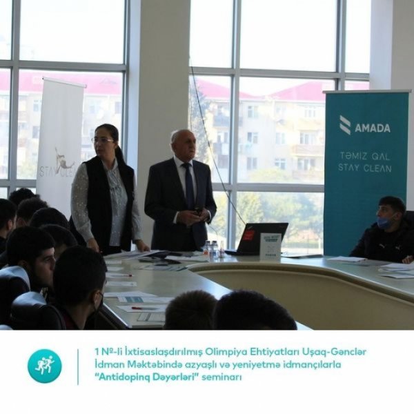 AMADA Sumqayıtda “Antidopinq dəyərləri” mövzusunda seminar keçirib - FOTO