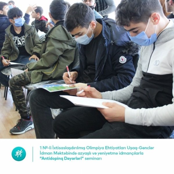 AMADA Sumqayıtda “Antidopinq dəyərləri” mövzusunda seminar keçirib - FOTO