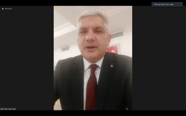 Millət vəkilləri Sumqayıt Dövlət Universitetinin keçirdiyi vebinarda iştirak ediblər -FOTOLAR