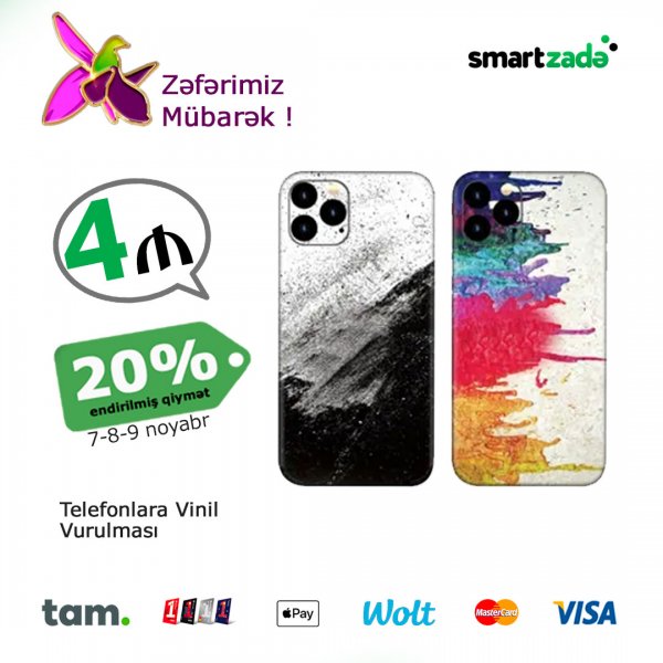 Sumqayıtda "Smartzadə"dən möhtəşəm  "Zəfər" kampaniyası:mobil aksesuarlara 20 faiz endirim! - FOTO
