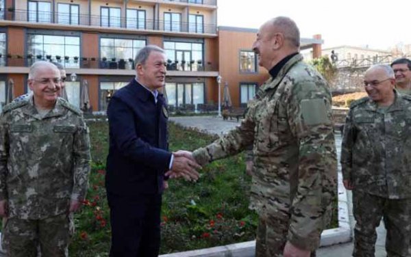 Əliyev Hulusi Akarı Şuşada qəbul etdi - Foto