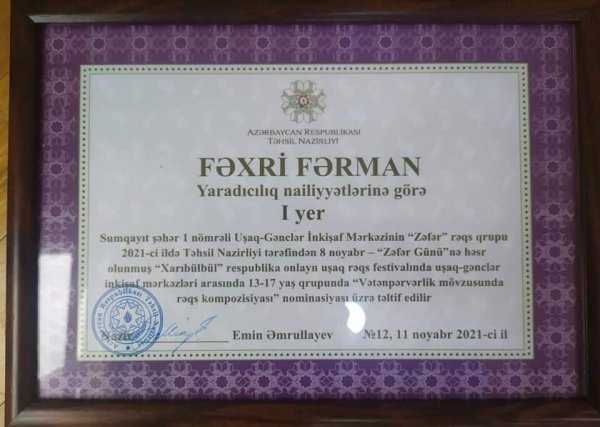 Sumqayıtlı rəqqaslar "Xarı bülbül" festivalında uğurla çıxış ediblər -FOTOLAR