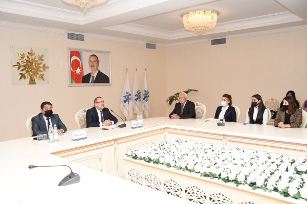 Sumqayıtda "44 Günlük Zəfərin ideoloqu" adlı tədbir keçirilib - FOTOLAR